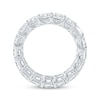 Thumbnail Image 3 of Princess-Cut Lab-Grown Diamond Eternity Band 6-3/4 to 8-5/8 ct tw Platinum