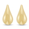Thumbnail Image 3 of Teardrop Stud Earrings Hollow 10K Yellow Gold