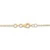 Thumbnail Image 3 of Italia D'Oro Woven Heart Necklace Hollow 14K Yellow Gold 18"