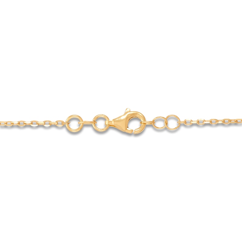 Main Image 3 of Italia D'Oro Woven Heart Necklace Hollow 14K Yellow Gold 18"