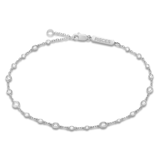 Constellations by Jared Lab-Grown Diamond Pisces Bracelet 1/2 ct tw 10K White Gold 7.5"