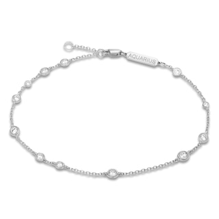 Constellations by Jared Lab-Grown Diamond Aquarius Bracelet 1/2 ct tw 10K White Gold 7.5"
