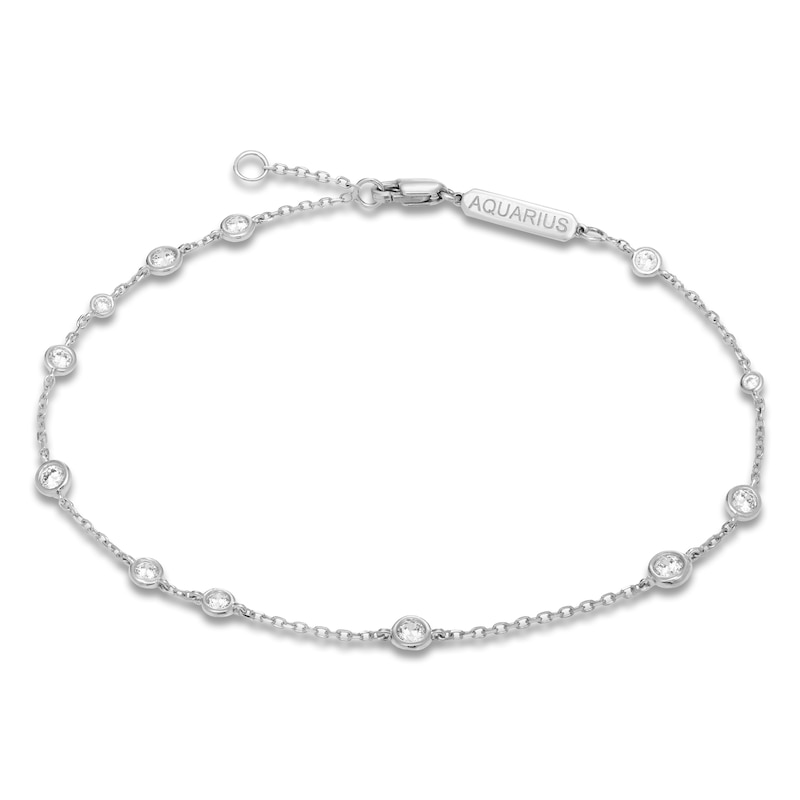 Main Image 1 of Constellations by Jared Lab-Grown Diamond Aquarius Bracelet 1/2 ct tw 10K White Gold 7.5"