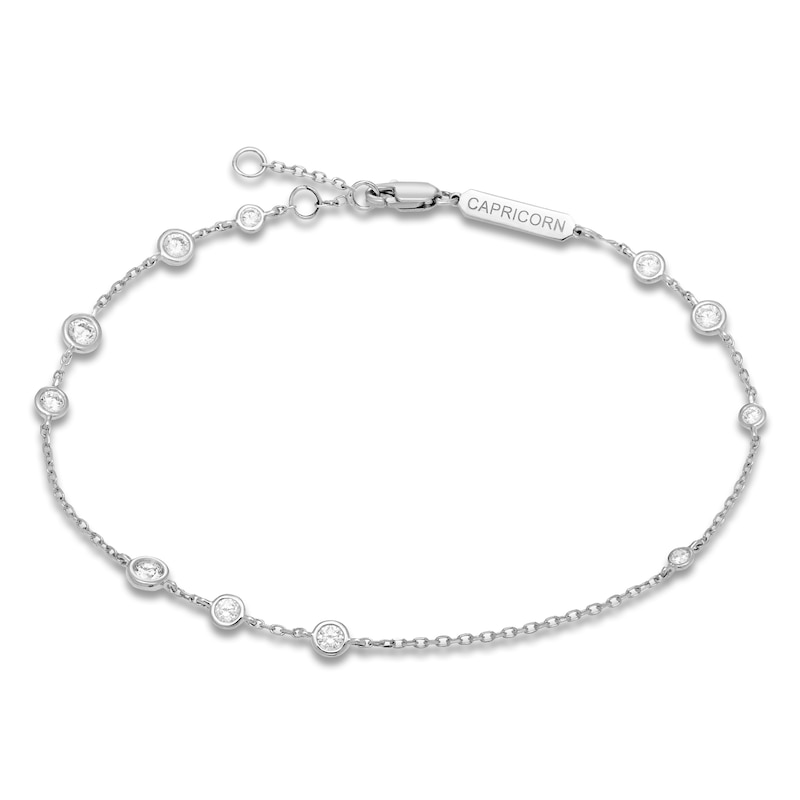 Main Image 1 of Constellations by Jared Lab-Grown Diamond Capricorn Bracelet 1/2 ct tw 10K White Gold 7.5"