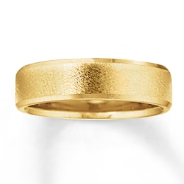 Wedding Band 14K Yellow Gold 7mm