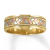 Thumbnail Image 1 of Wedding Band 14K Tri-Color Gold 7mm
