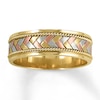 Thumbnail Image 0 of Wedding Band 14K Tri-Color Gold 7mm