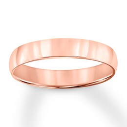 Wedding Band 4mm 14K Rose Gold