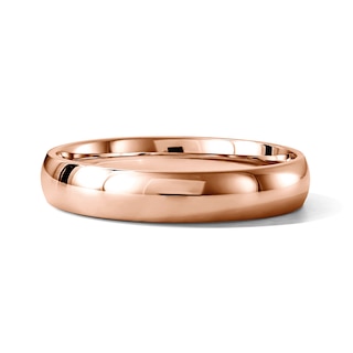 Wedding Band 4mm 14K Rose Gold