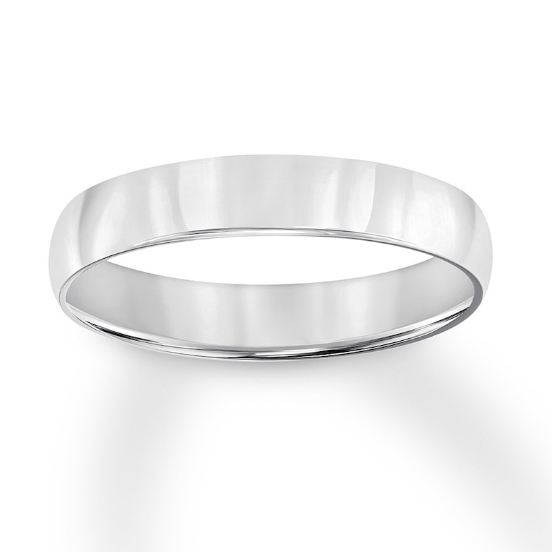 Main Image 1 of Wedding Band 4mm 14K White Gold