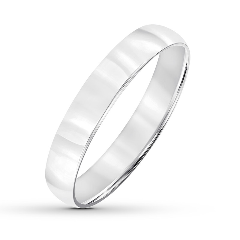 Main Image 2 of Wedding Band 4mm 14K White Gold