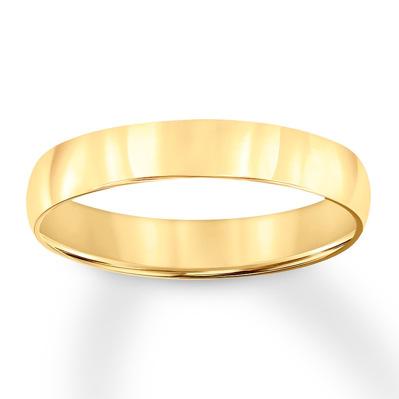 Wedding Band 4mm 14K Yellow Gold