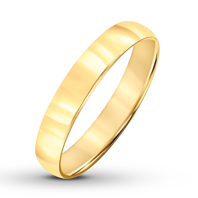 Main Image 2 of Wedding Band 4mm 14K Yellow Gold