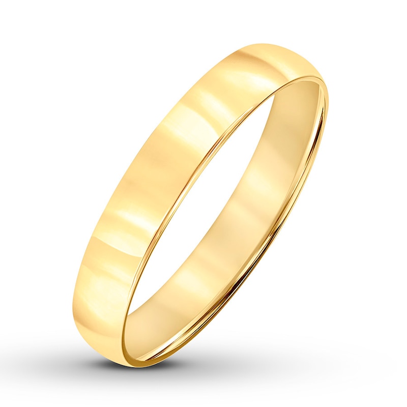 Wedding Band 4mm 14K Yellow Gold