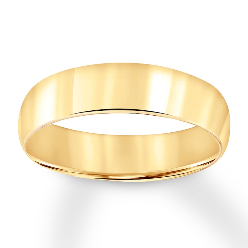 Main Image 1 of Wedding Band 6mm 14K Yellow Gold