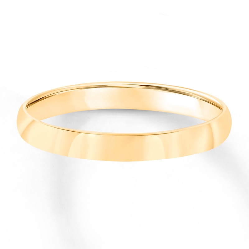 Wedding Band 18K Yellow Gold 3mm