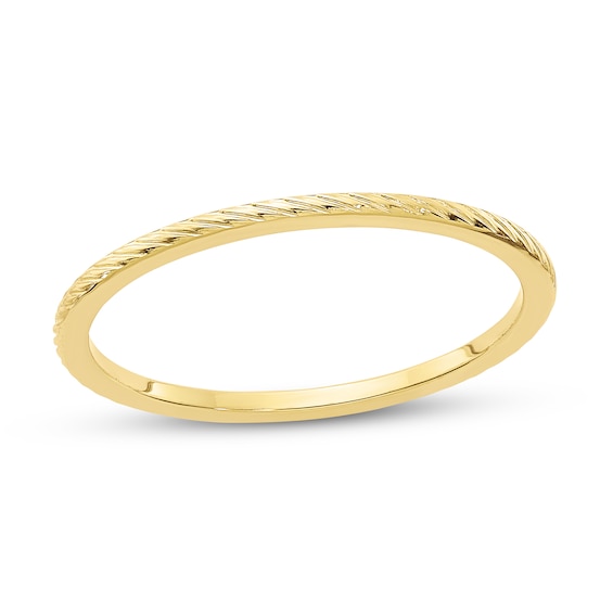 Stackable Ring 10K Yellow Gold