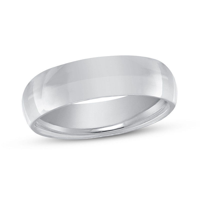 Main Image 1 of Wedding Band Platinum 6mm