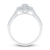 Thumbnail Image 2 of Diamond Engagement Ring 7/8 ct tw Emerald/Round 14K White Gold