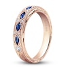 Thumbnail Image 2 of Kirk Kara Natural Blue Sapphire Anniversary Band 1/20 ct tw 14K Rose Gold