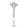 Thumbnail Image 4 of Diamond Bridal Set 1/2 ct tw Round 10K White Gold