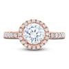 Thumbnail Image 2 of Vera Wang WISH Diamond Engagement Ring 2 ct tw Round 18K Rose Gold