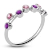 Thumbnail Image 2 of Juliette Maison Natural Pink Tourmaline & Natural Amethyst Ring 10K White Gold