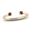 Thumbnail Image 1 of Juliette Maison Natural Garnet Cuff Ring 10K Yellow Gold