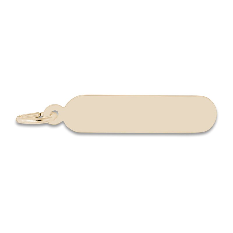 Snowboard Charm 14K Yellow Gold