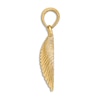 Textured Shell Charm 14K Yellow Gold
