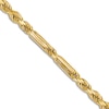 Thumbnail Image 0 of Diamond-Cut Solid Rope Chain Necklace 14K Yellow Gold 24" 3.0mm