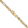 Thumbnail Image 3 of Diamond-Cut Solid Rope Chain Necklace 14K Yellow Gold 24" 3.0mm