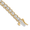 Thumbnail Image 2 of Diamond Tennis Bracelet 5/8 ct tw Round 14K Yellow Gold 7"