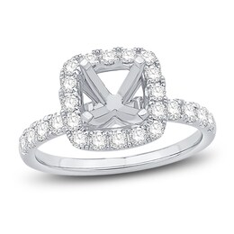 Engagement Ring 1 ct tw Round Platinum