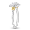 Thumbnail Image 1 of Y-Knot Diamond Engagement Ring 7/8 ct tw Round 14K Two-Tone Gold