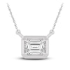 Thumbnail Image 0 of Diamond Pendant Necklace 3/8 ct tw Emerald 14K White Gold 18" (SI2,I)