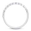 Thumbnail Image 2 of Diamond Bezel Double Row Ring 1/3 ct tw Round 14K White Gold