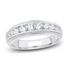 Thumbnail Image 1 of Men's Diamond Wedding Band 1 ct tw Round 14K White Gold