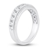 Thumbnail Image 2 of Men's Diamond Wedding Band 1 ct tw Round 14K White Gold
