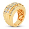 Thumbnail Image 2 of Certified Men's Lab-Grown Diamond Ring 4 ct tw Round 14K Yellow Gold