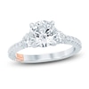 Thumbnail Image 0 of Pnina Tornai Lab-Created Diamond Engagement Ring 2-1/5 ct tw Round/Heart 14K White Gold