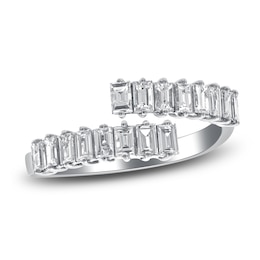 Diamond Ring 3/4 ct tw Baguette-cut 14K White Gold