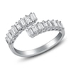 Thumbnail Image 2 of Diamond Ring 3/4 ct tw Baguette-cut 14K White Gold
