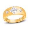 Thumbnail Image 1 of Kallati Diamond Clover Ring 1/4 ct tw Round 14K Yellow Gold