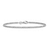 Thumbnail Image 1 of Solid Rope Chain Bracelet Platinum 7.5" 2.2mm