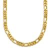 Thumbnail Image 1 of High-Polish Figaro Chain Necklace 24K Yellow Gold 20" 4.8mm