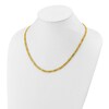 Thumbnail Image 3 of High-Polish Figaro Chain Necklace 24K Yellow Gold 20" 4.8mm