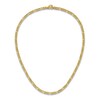 Thumbnail Image 4 of High-Polish Figaro Chain Necklace 24K Yellow Gold 20" 4.8mm