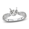 Thumbnail Image 0 of Diamond Engagement Ring Setting 1/3 ct tw Round Platinum