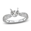 Thumbnail Image 1 of Diamond Engagement Ring Setting 1/3 ct tw Round Platinum